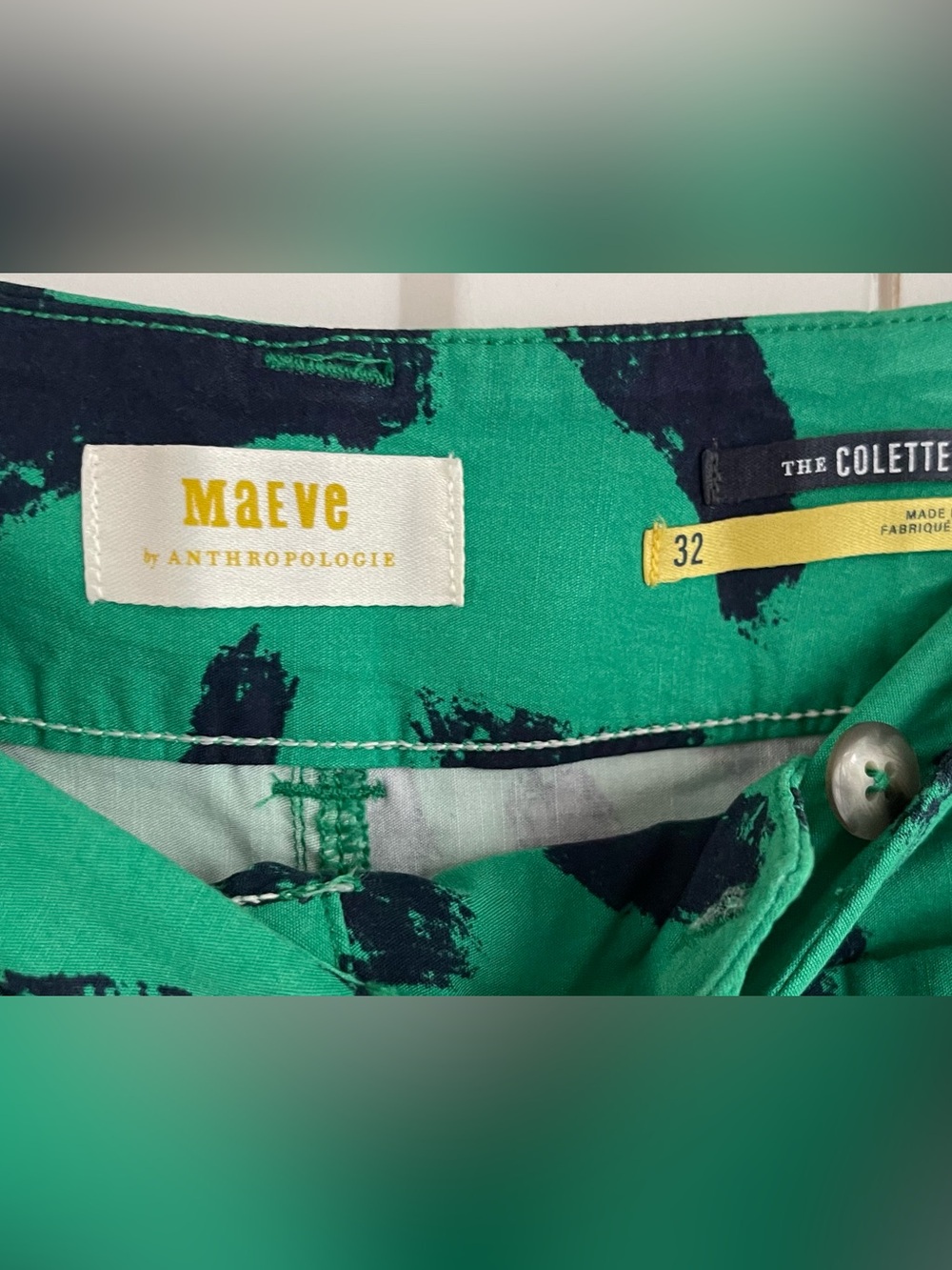 Maeve Anthropologie The Colette Pants Magic Fabric Ed Women 32 Crop Wide Leg 14 - Picture 14 of 15